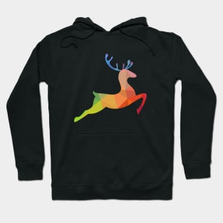 running deer abstract design Hoodie